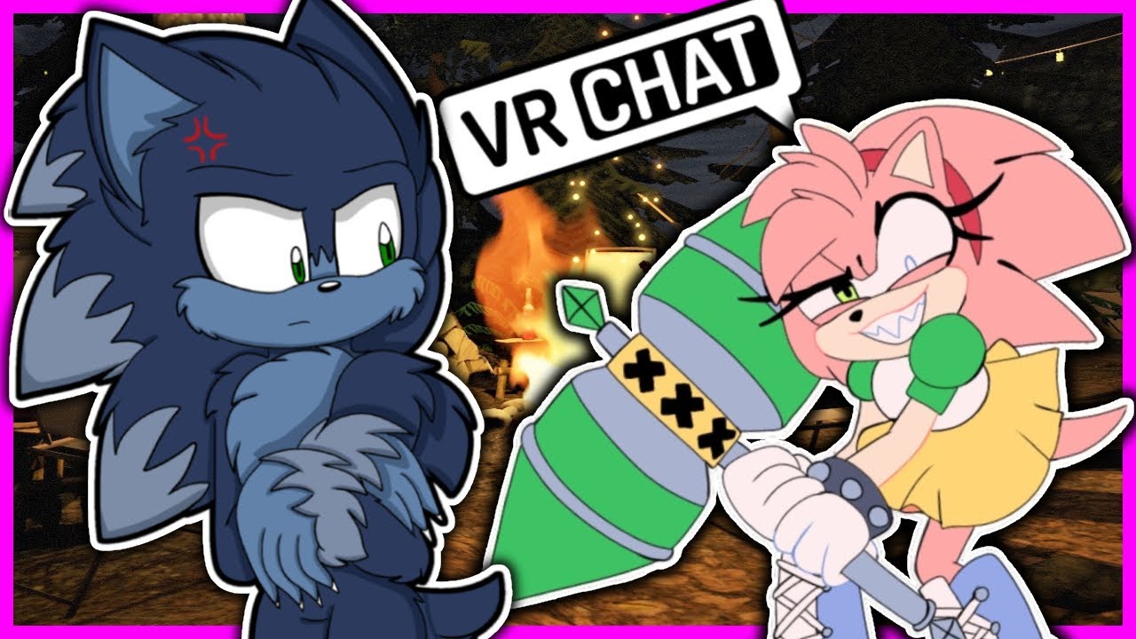 Movie Sonic The Werehog Meets Rosy The Rascal In VR CHAT!!