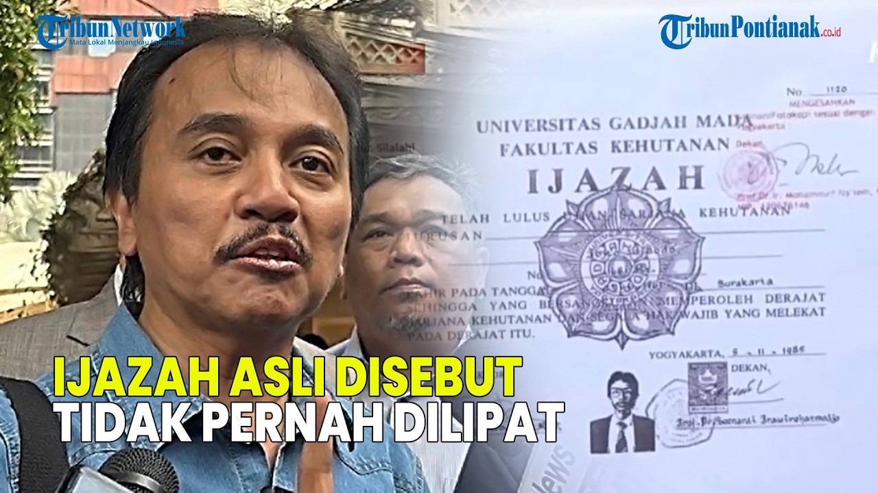 TERBARU❗ SALINAN IJAZAH YANG TERLIPAT VERSI BARESKRIM DIPERSOALKAN KUBU ROY SURYO