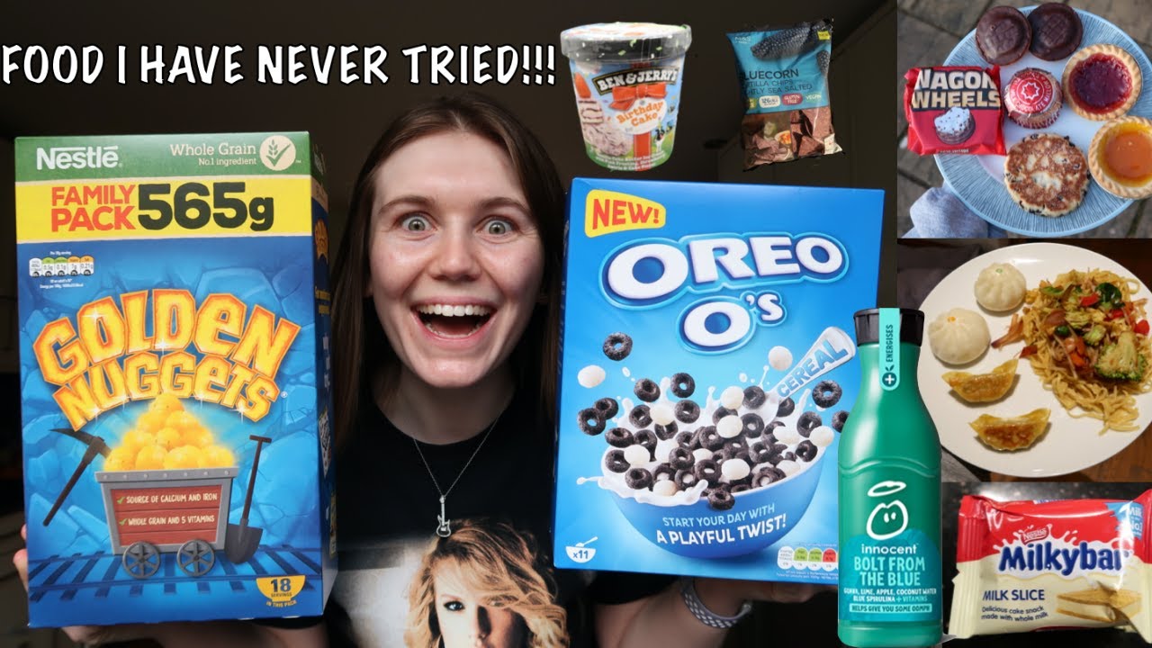 EATING FOODS I HAVE NEVER TRIED FOR 24 HOURS!