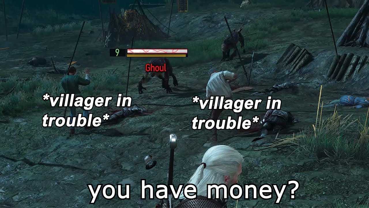 Toss A Coin To Your Witcher - Funny Moments and Gameplay | The Witcher 3