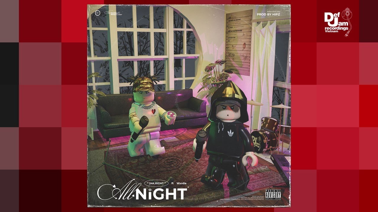 24K.RIGHT - ALL NIGHT [Feat. WXRDIE, HIPZ] (Official Visualizer)