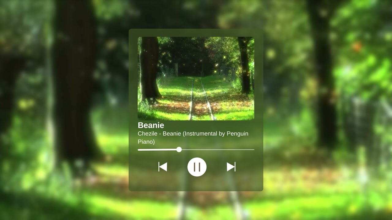 Chezile - Beanie Instrumental by Penguin Piano (1 Jam/ 1 Hour Loop) #instrumental #piano