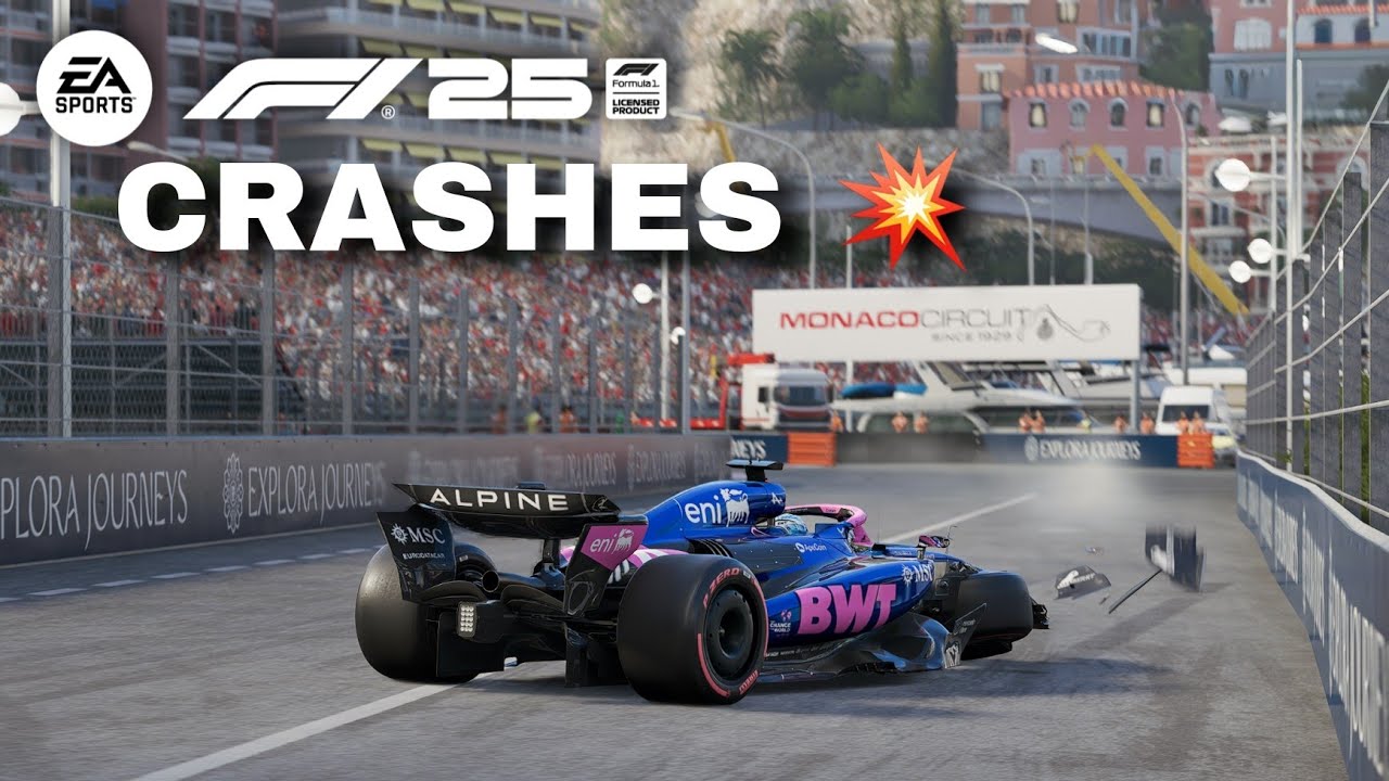 F1 25 REALISTIC CRASH COMPILATION 💥 (DAMAGE MOD #16)