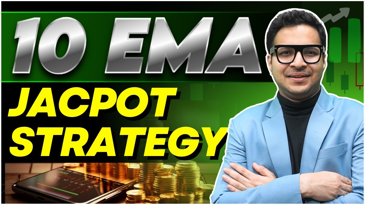 10 EMA - Jacpot trading strategy | Crypto trading for beginners | 1000 से 1 lakh का trade |