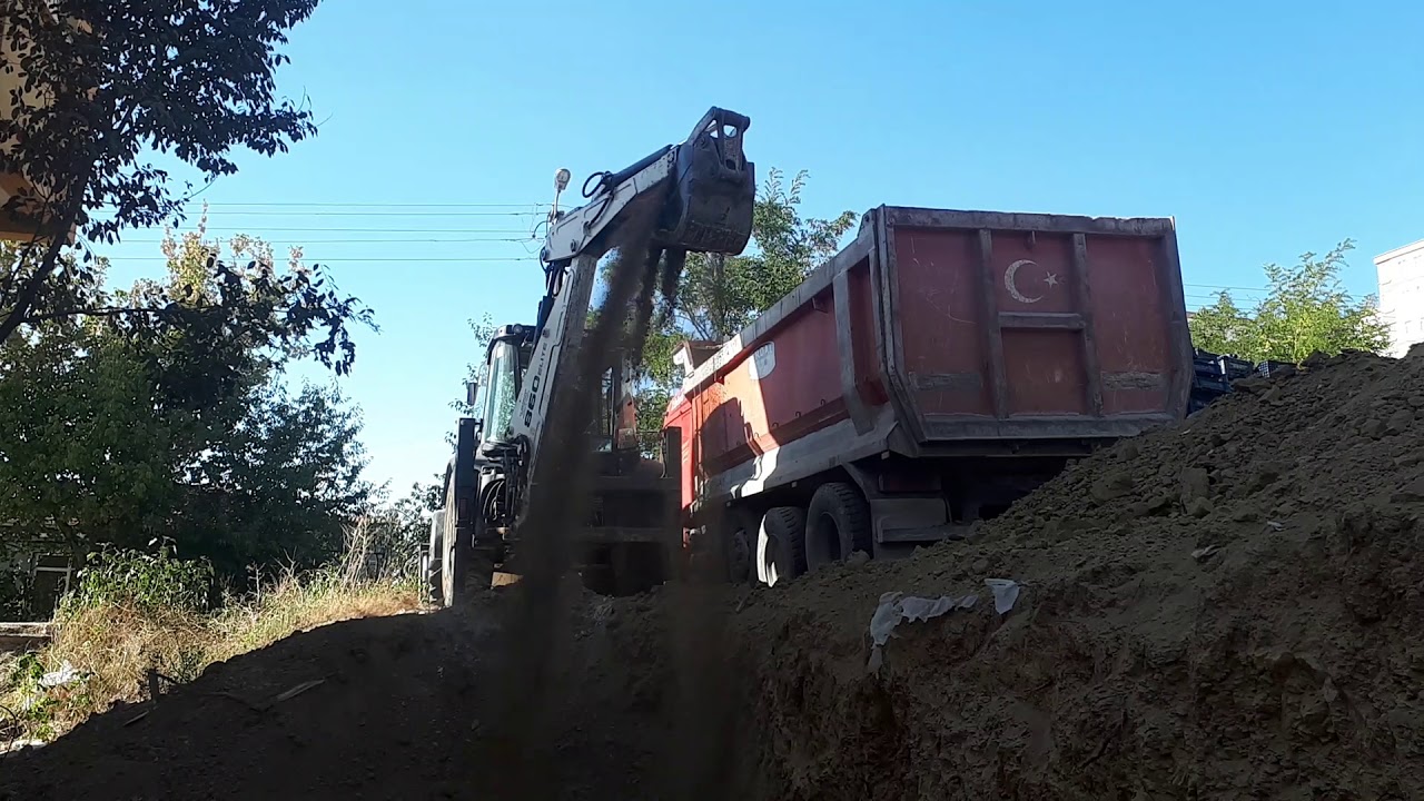 TEREX 860 ELİTE Beko Loder Kamyon Nasıl Yüklenir