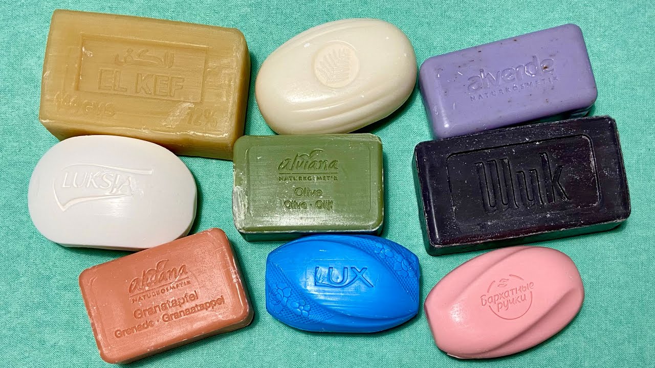 ASMR Soap/ cutting dry soap/ резка сухого мыла