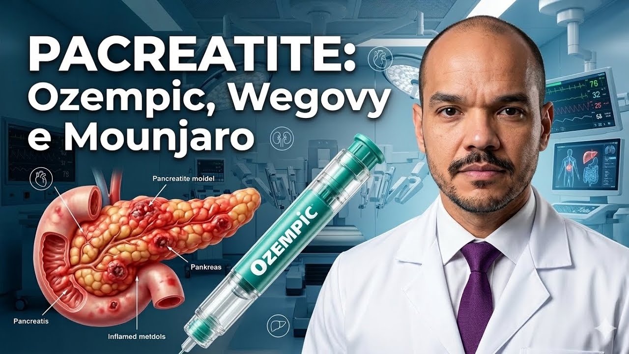 ALERTA ⚠️ Ozempic, Wegovy e Mounjaro: Risco Real de Pancreatite e Pedra na Vesícula?