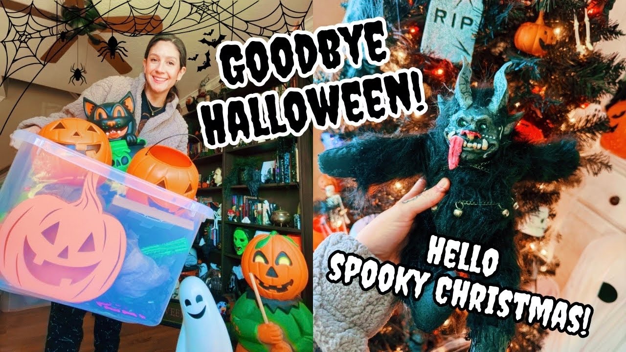 Packing Up HALLOWEEN!🎃😮‍💨 Organizing My Maximalist Spooky House!👻 + Christmas 2025 Decor Plans!🎄 