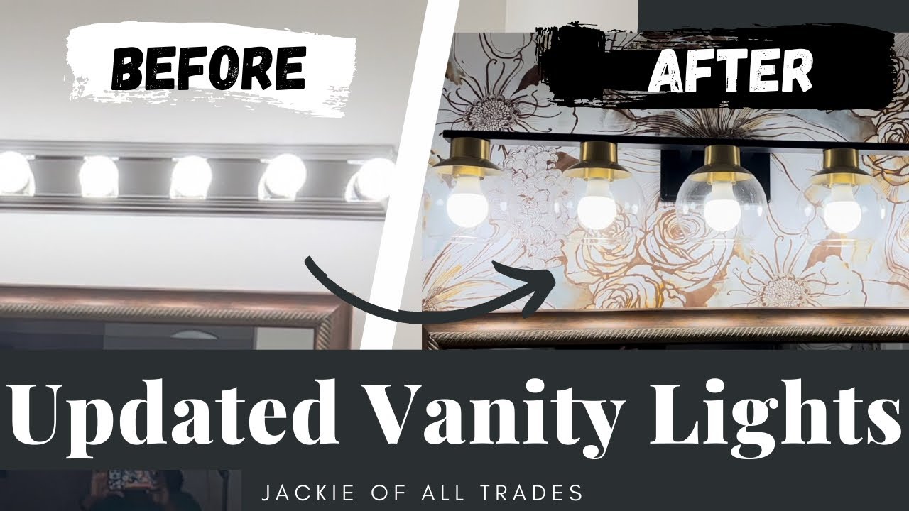 Updating Bathroom Light Fixture