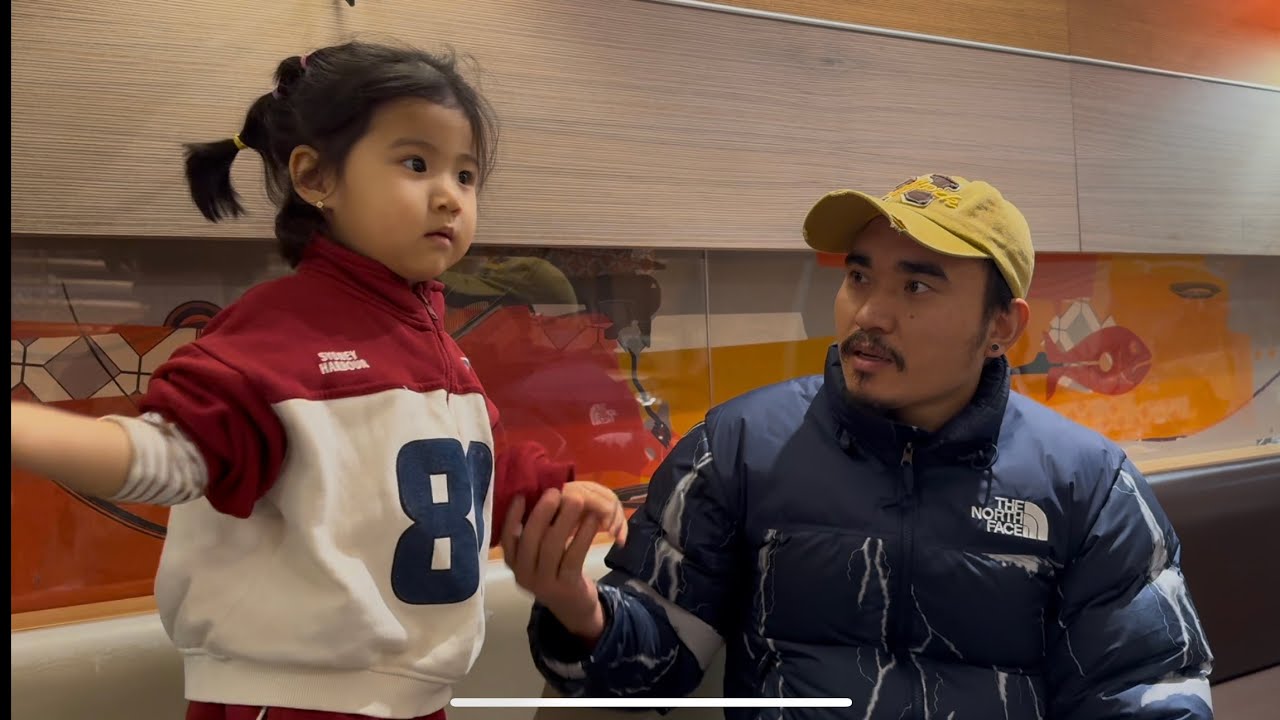 Daughter n daddy’s dating time#tibetanvlogger 
