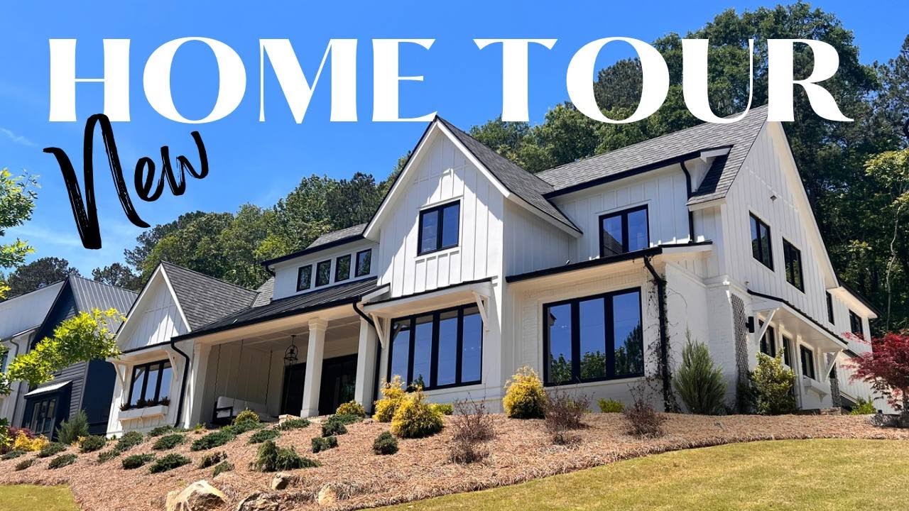 😍 Inside Our Custom Built Home | Modern Farmhouse Style Home Tour | Custom Home Tour  | Suwanee Ga