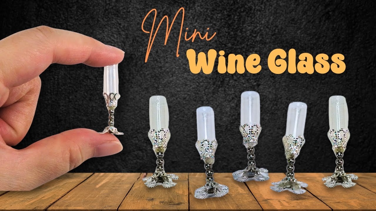DIY Miniature Craft - Mini Wine Glass