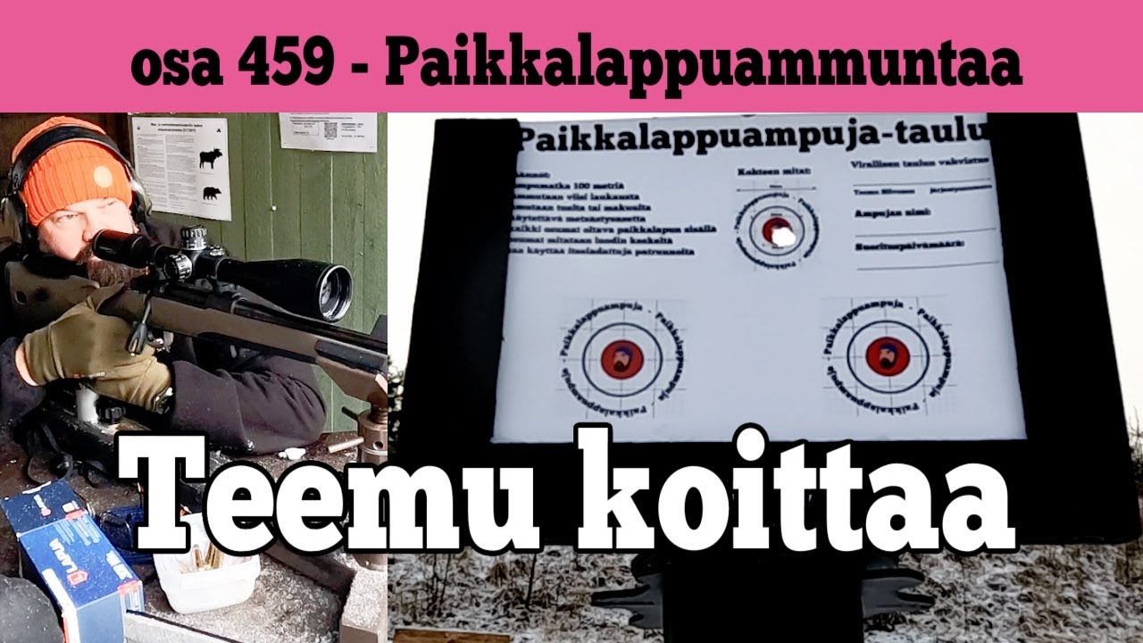 Osa 459 - Teemu Paikkalapputaulua ampumassa - 2025/2026