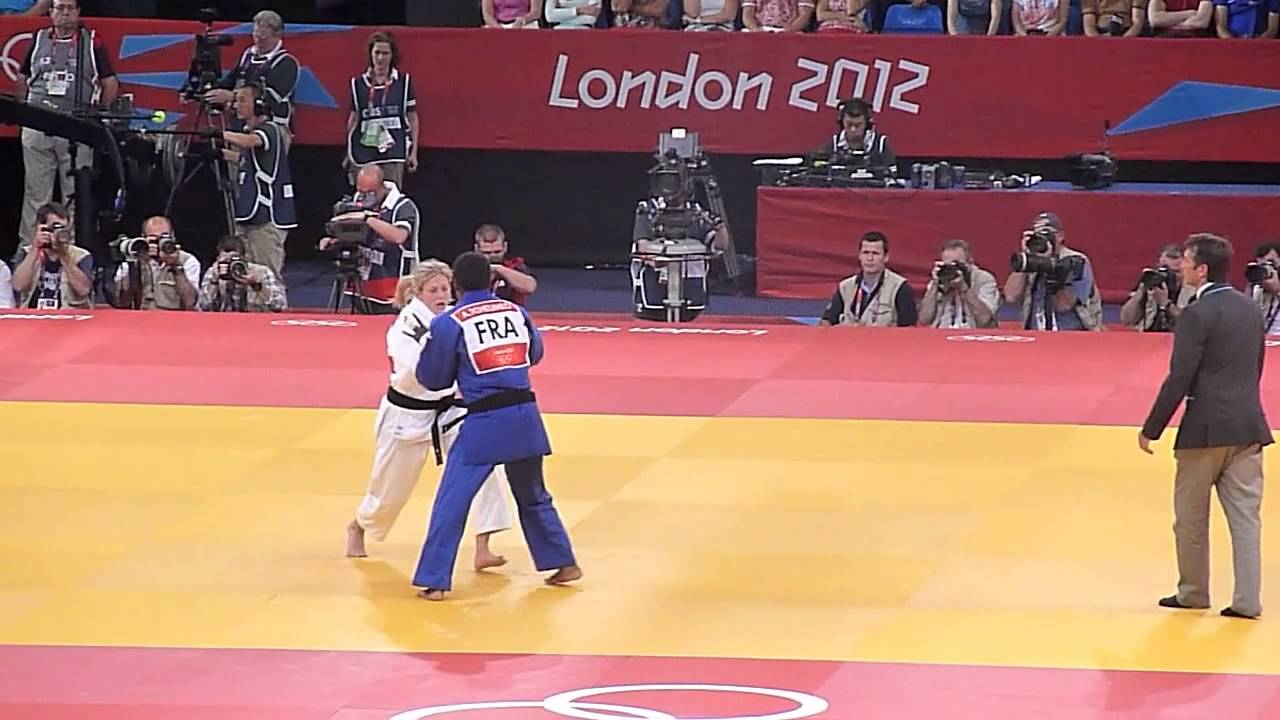 Olympic Judo London 2012 -78kg Semi-Final - Gibbons GBR bt Tchuemeo FRA