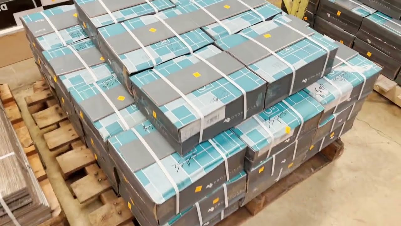 Unique tile at the reuse warehouse