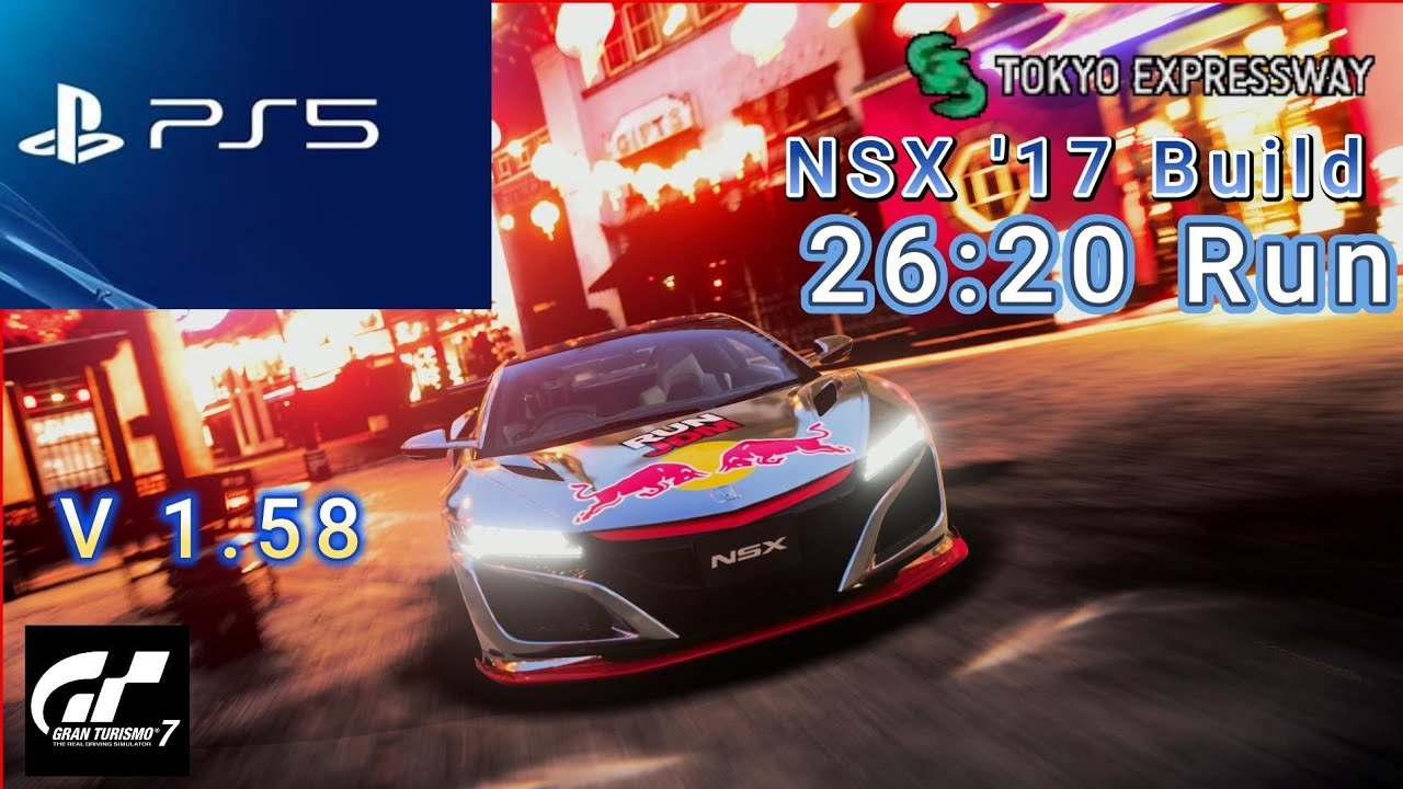 GT7 Tokyo Expressway 600 NSX '17 Build V 1.58