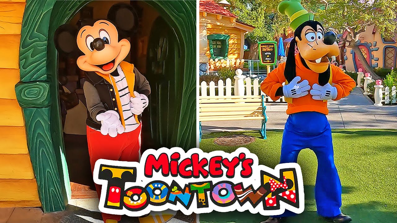 Morning at Mickey's Toontown - Rides, Characters & Walkthrough at Disneyland Park [4K POV]