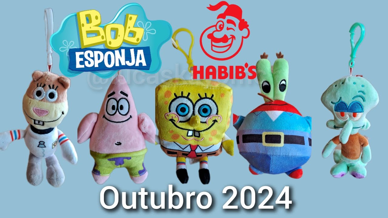 Bob Esponja no Habib's Outubro de 2024