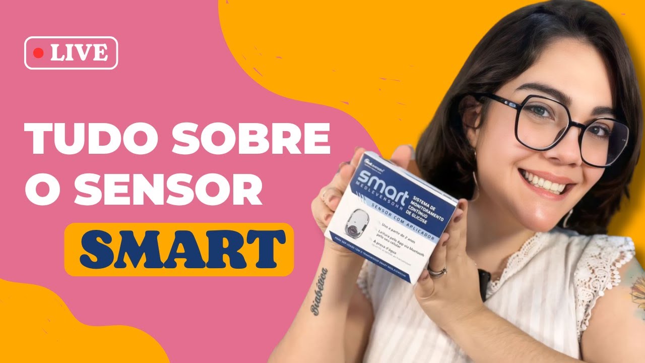NOVO sensor de glicose no Brasil em 2024 | Live Biabética