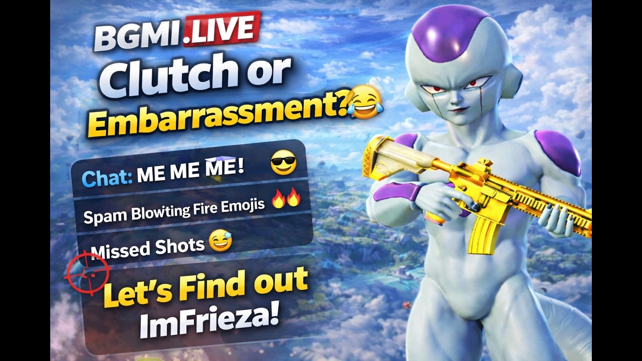 BGMI LIVE FROM LONDON 🔴 Clutch or Embarrassment? Let’s Find Out 😂 | ImFrieza