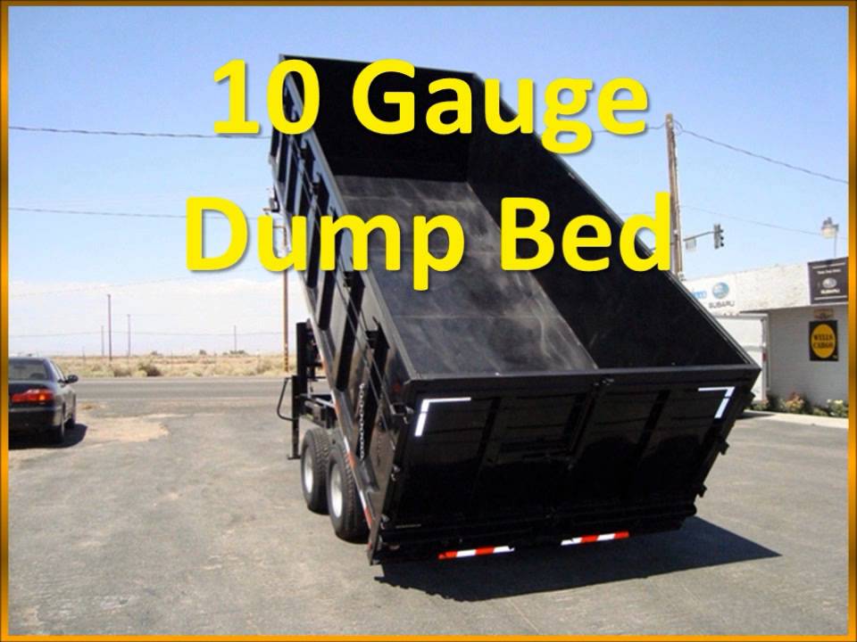 Gooseneck Dump Trailers, Big Tex Dump Trailer Model 25DU-20