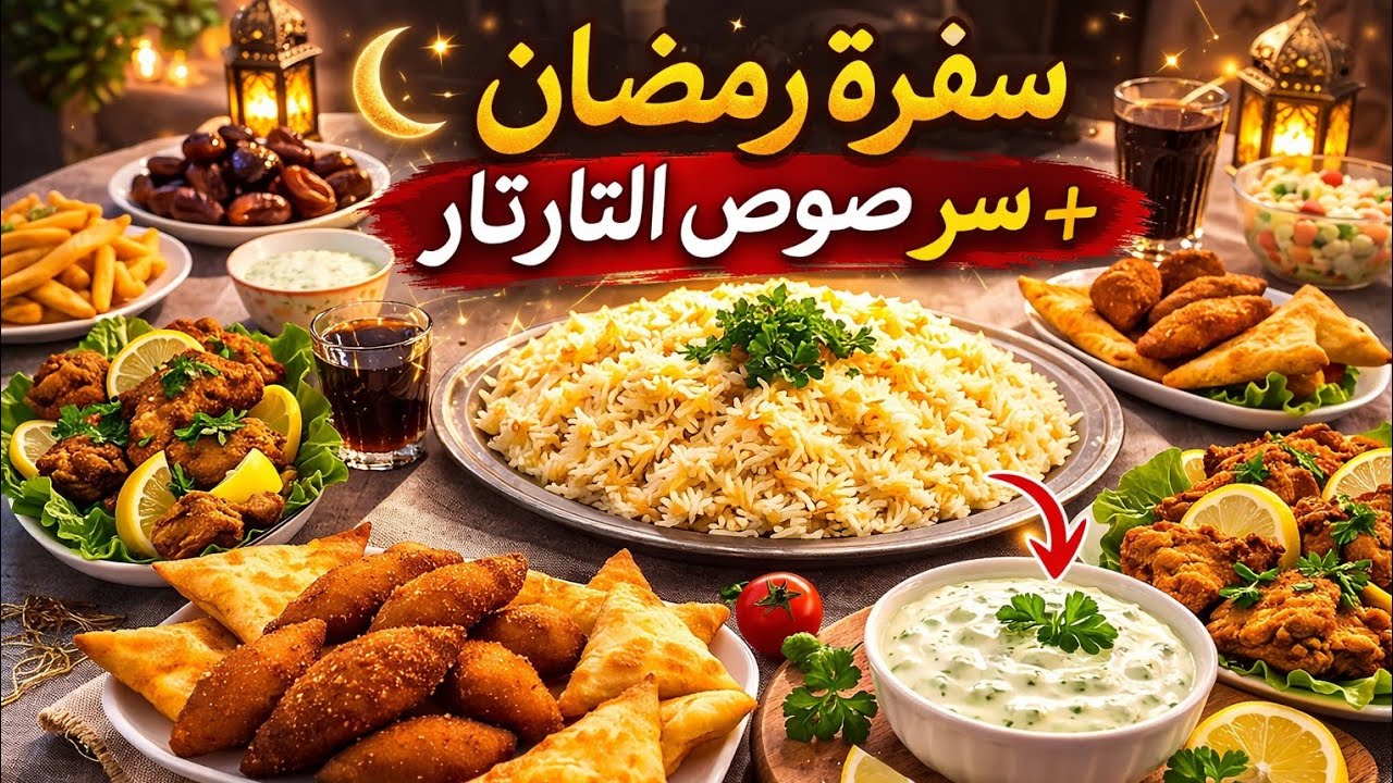 روتين رمضاني مليان طاقة ✨ تنظيف | وصفات جديدة | وصوص التارتار للمأكولات البحرية وسهرتنا الروحانية 🌜