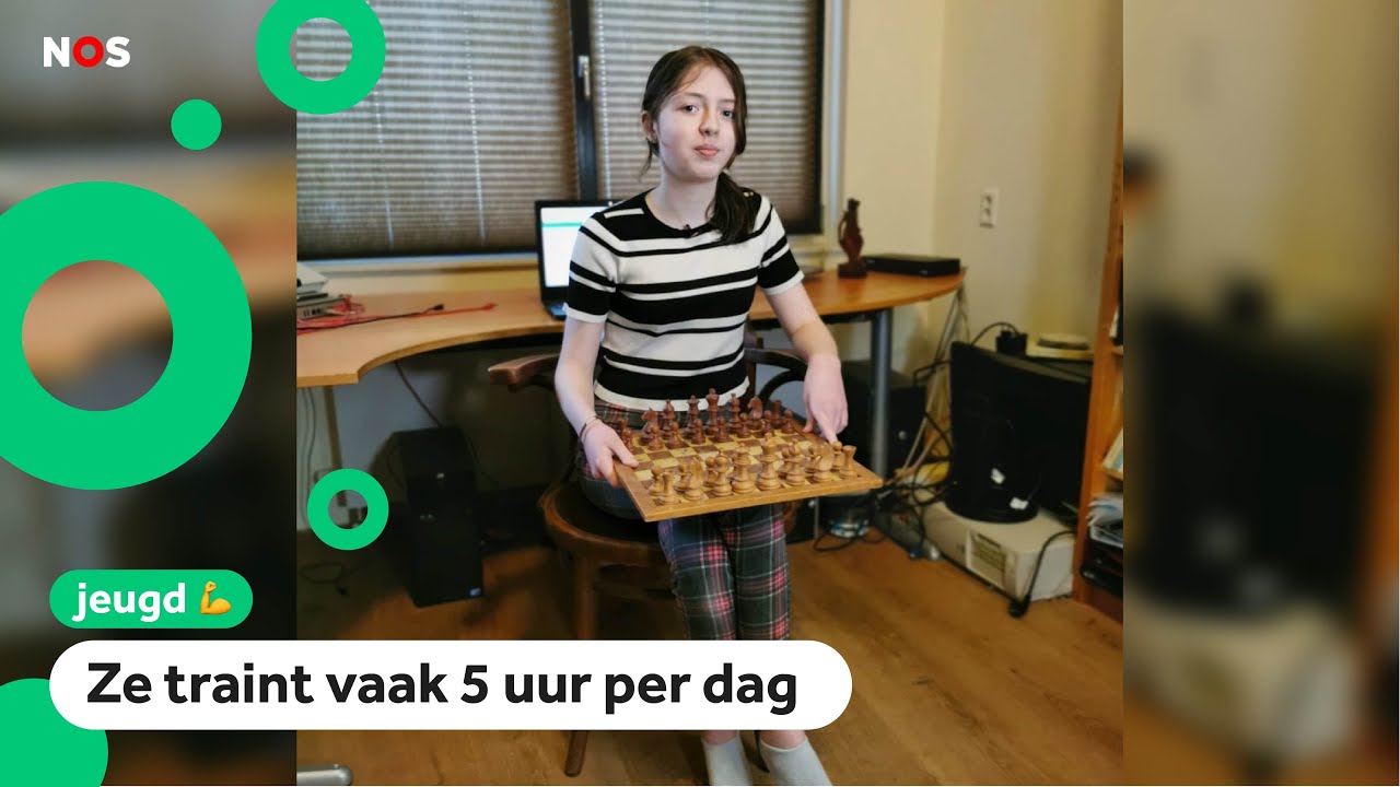 Eline (14) is wereldkampioen schaken