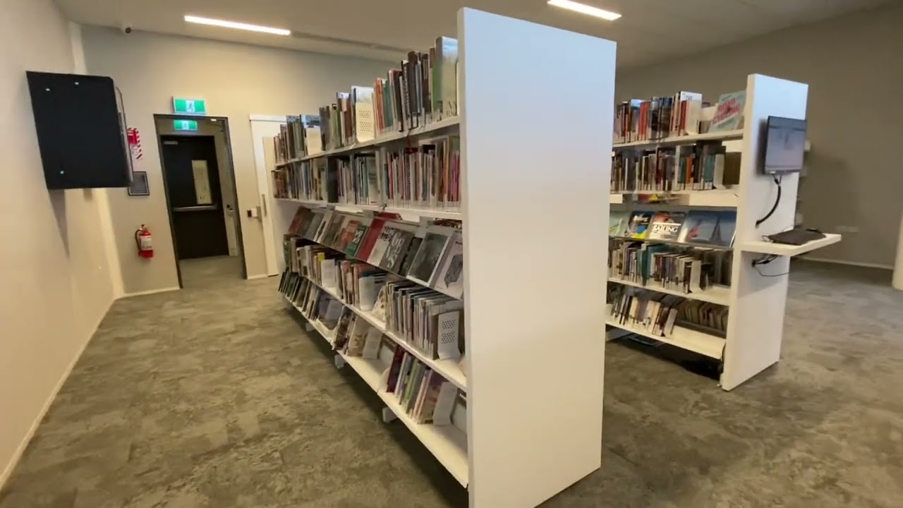 Te Ara Ātea, Rolleston, walk through March 2023. Library, community centre.