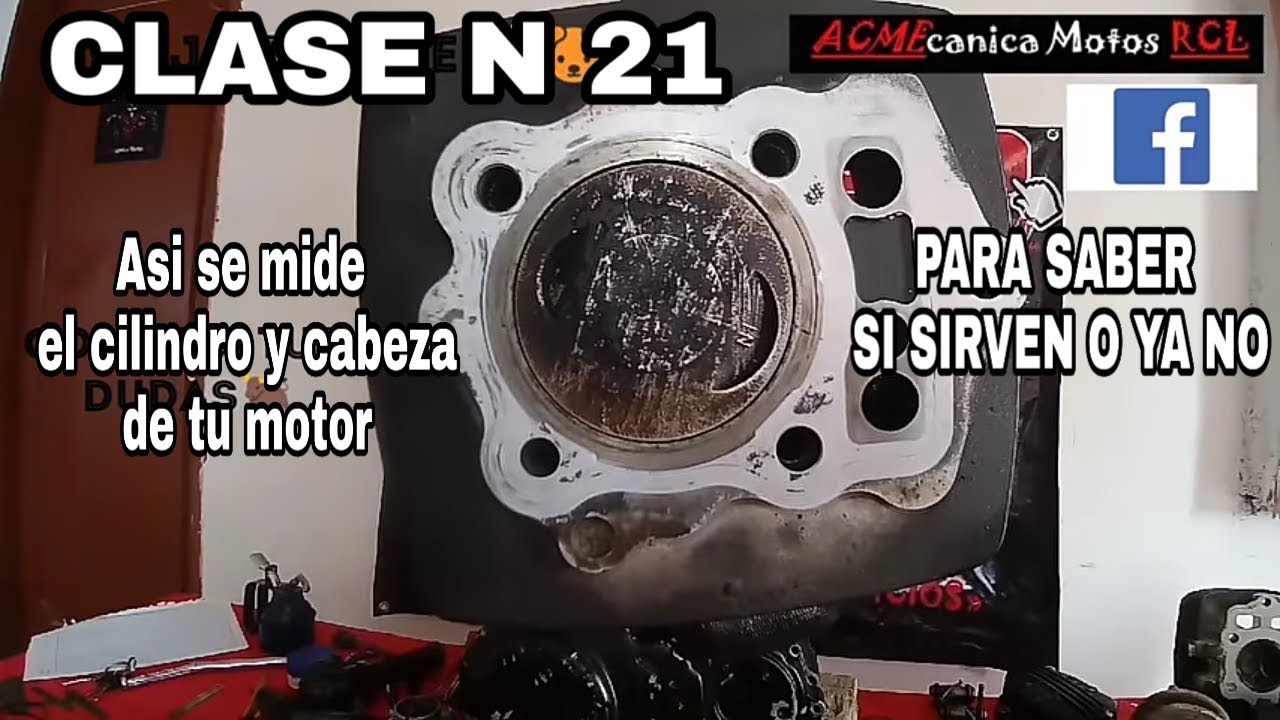 👁️👁️Cómo saber si EL CILINDRO Y CABEZA DE TU MOTOR sirven