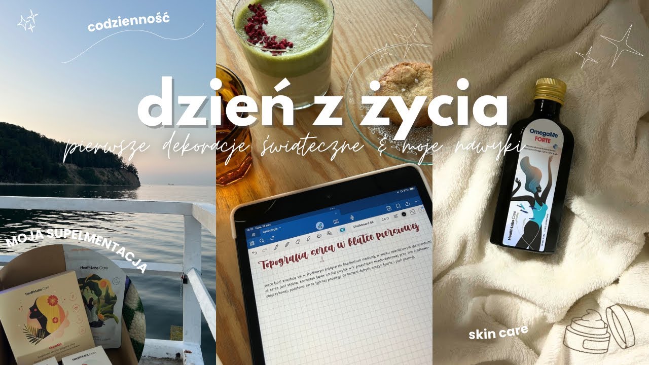 vlog | moja suplementacja & pielegnacja i pierwsze ozdoby świąteczne! ❄️☃️