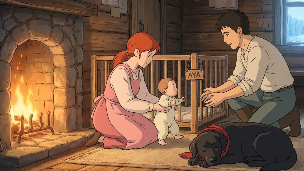 A Cozy Day with Our Baby’s First Steps & Dad Builds a Wooden Playpen | Ghibli-Style ASMR