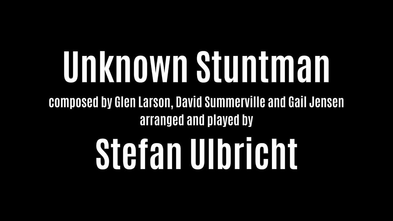 The Fall Guy (Unknown Stuntman) - piano cover