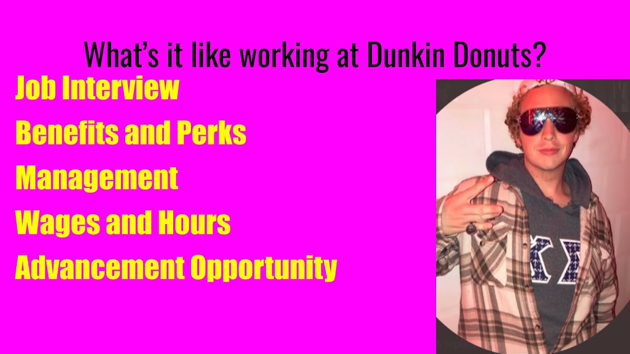 Working at Dunkin Donuts(the WORST job I EVER had)