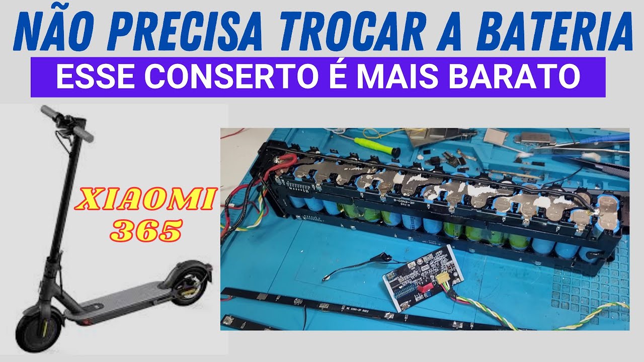 PROBLEMA COM BATERIA  PATINETE XIAOMI