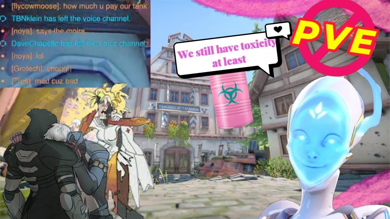 PVE МЕРТВ, ТОКСИЧНОСТЬ ЖИВЕТ (Токсичные моменты Overwatch 2)
