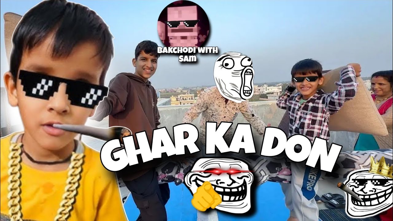 GHAR KA AKELA DON 💀 KUNALI JOSHI 😏 AKELA MARD 🫡 @souravjvlogs @piyushjocgaming