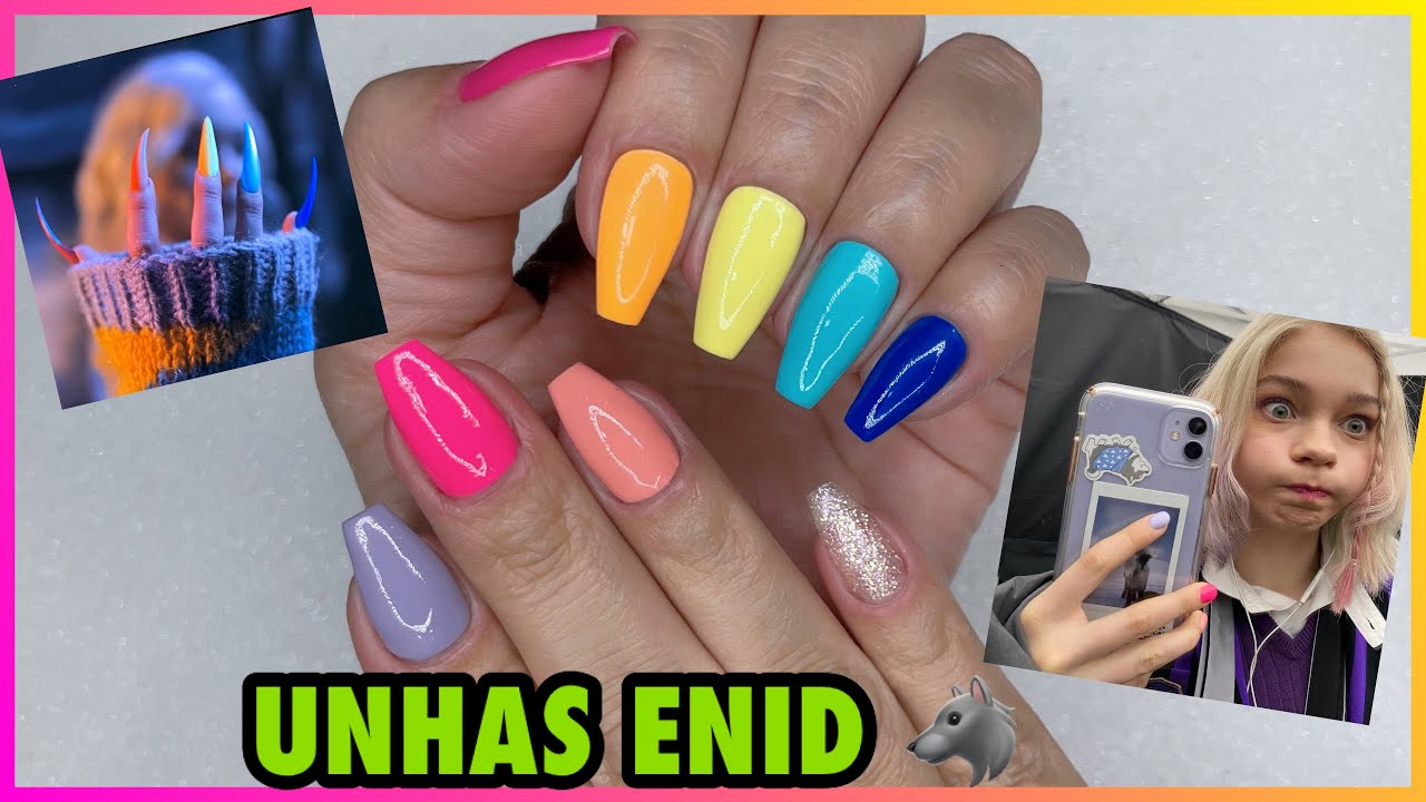 Fiz as Unhas da ENID SINCLAIR em Wandinha Addams (Enid Nails - Wednesday)