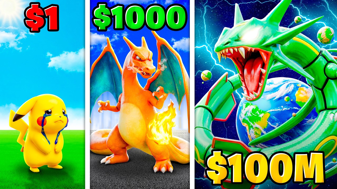 $1 to $100,000,000 POKEMON In GTA 5!