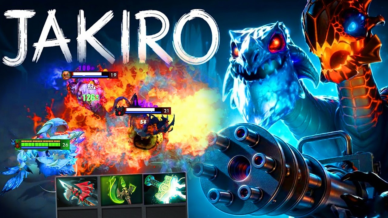 Mid Jakiro But He’s a MACHINE GUN! 31 Kills WTF 🔥🔥