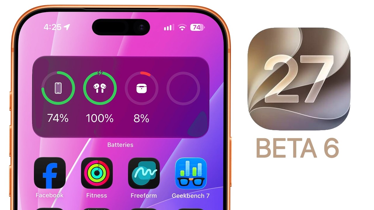 iOS 27 Beta 6 Released - What's New?
