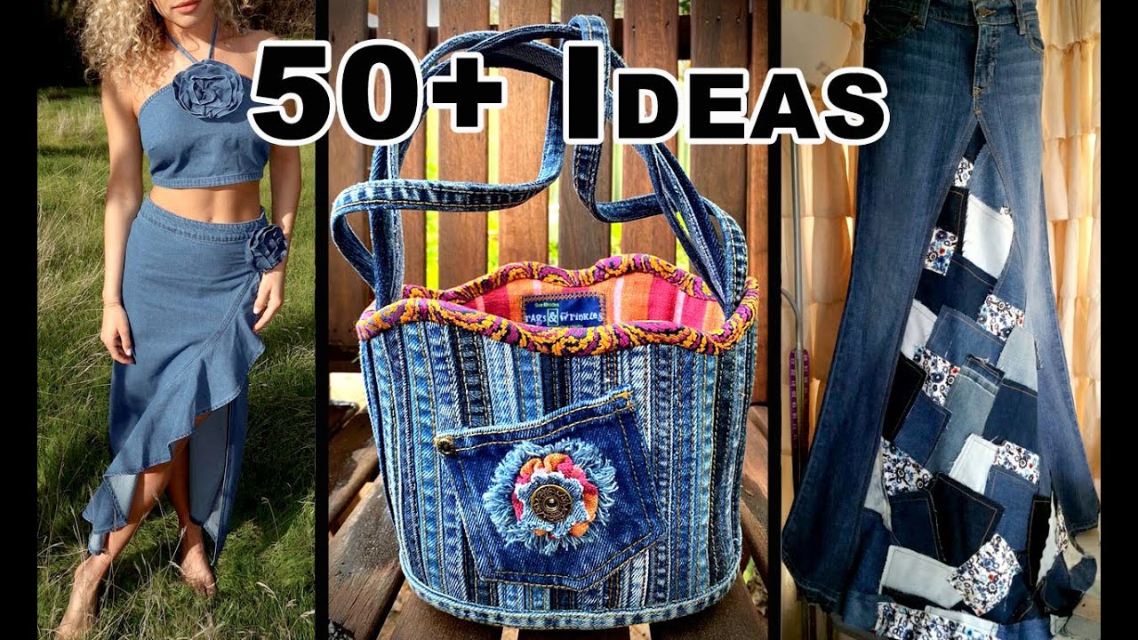50 Genius Ways to Upcycle Your Jeans for a New Wardrobe