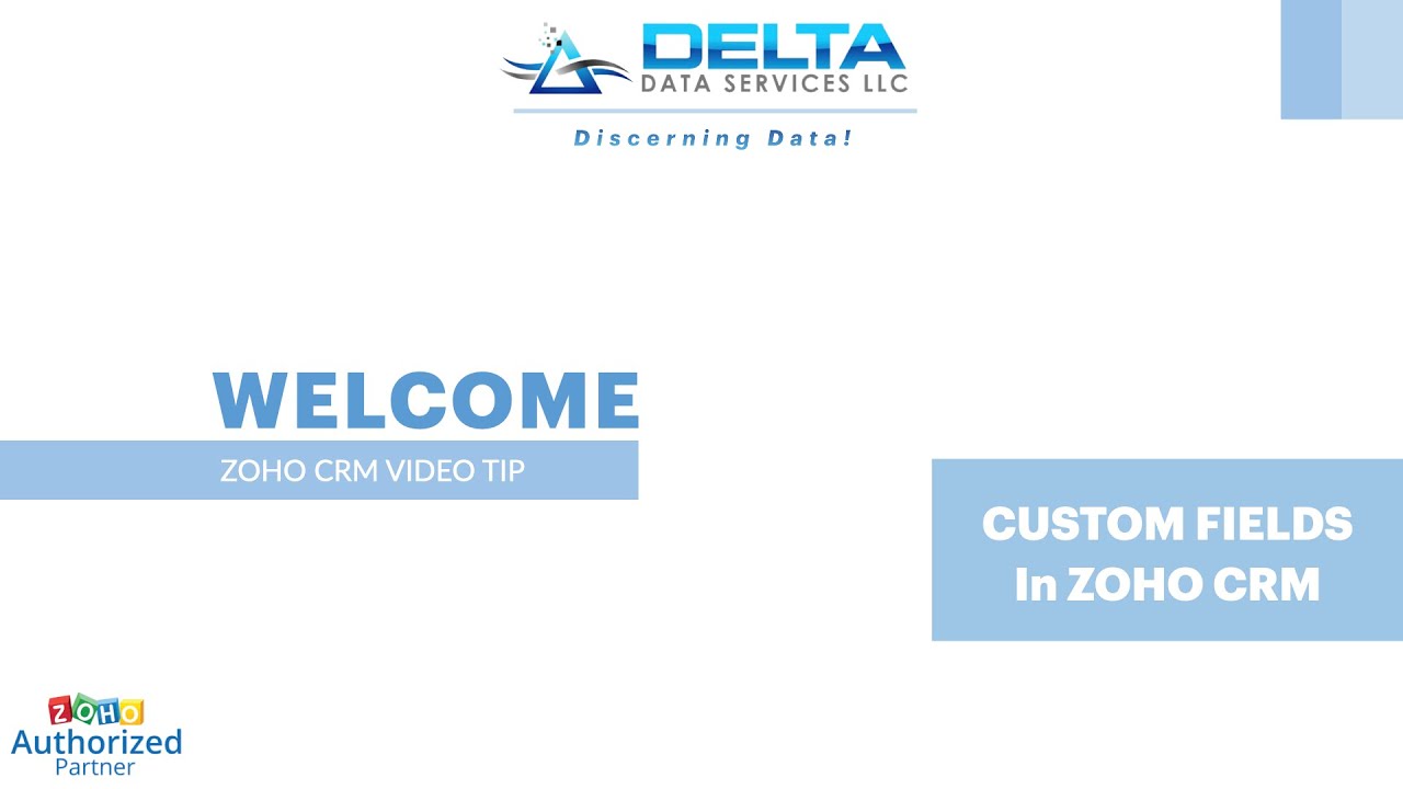 Custom Fields in ZOHO CRM
