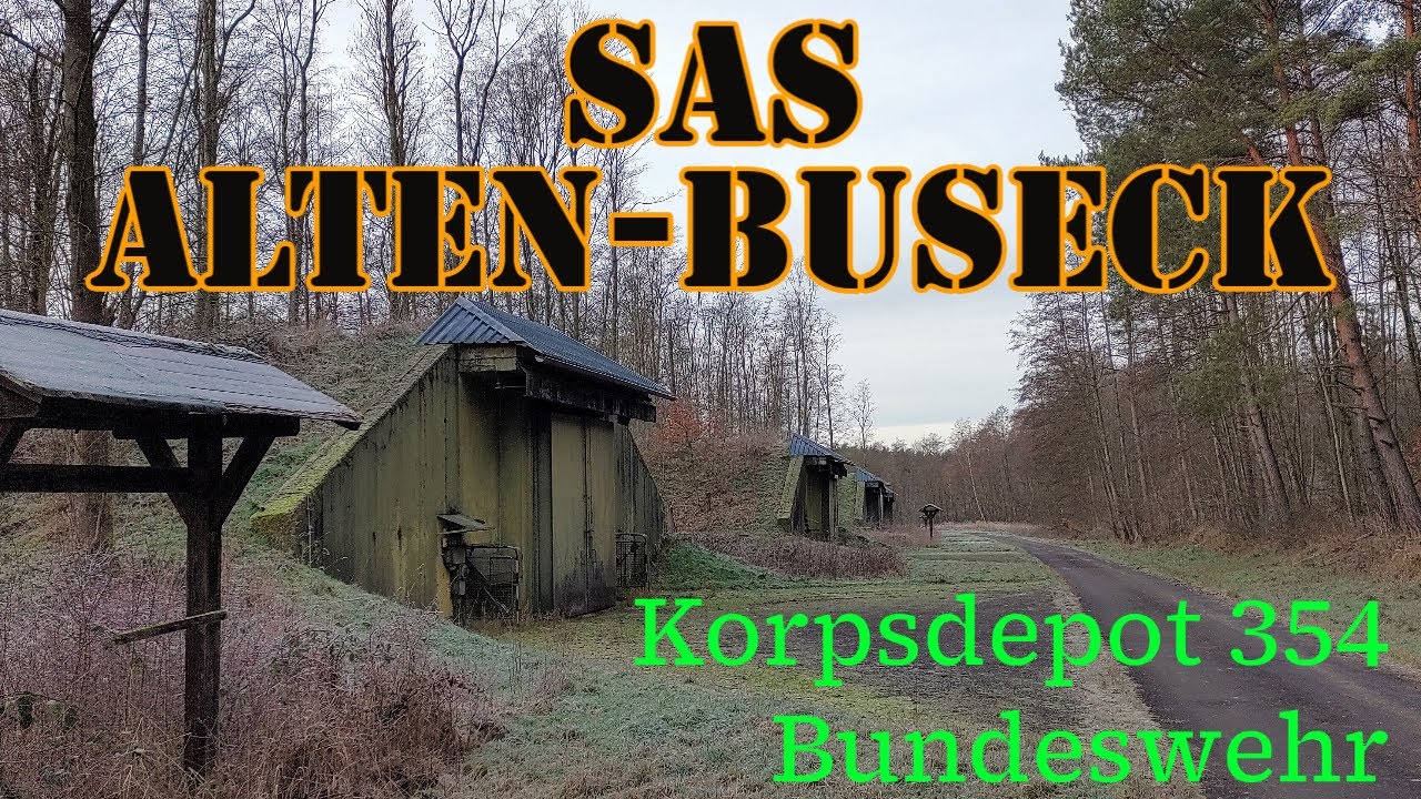 SAS Sondermunitionslager Alten-Buseck Korpsdepot Bundeswehr Cold war Kalter Krieg Bunker Atom