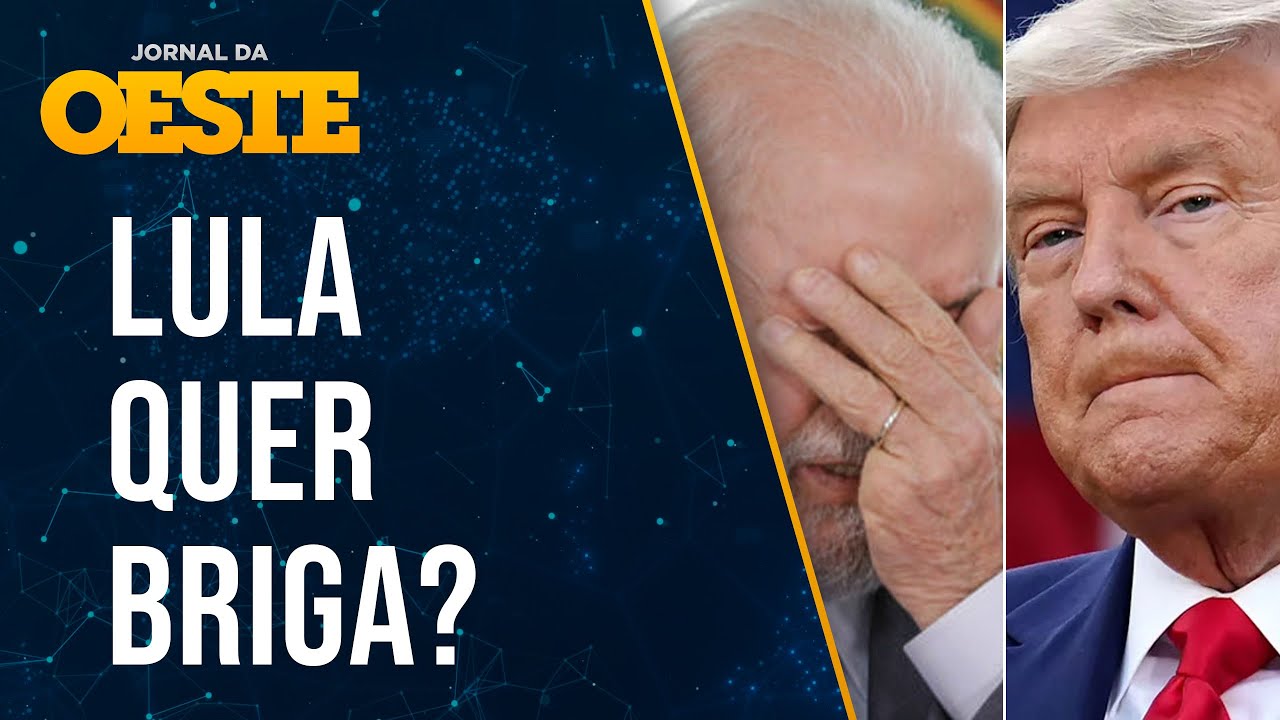 MEDO? 'Não sou doido de brigar com Trump. Vai que eu ganho!', diz Lula em tom eleitoral
