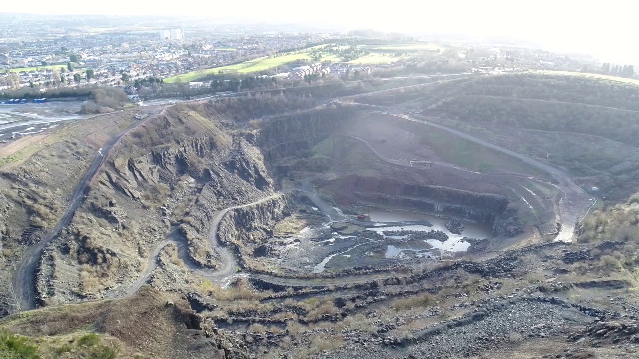 UK by drone - Rowley Quarry