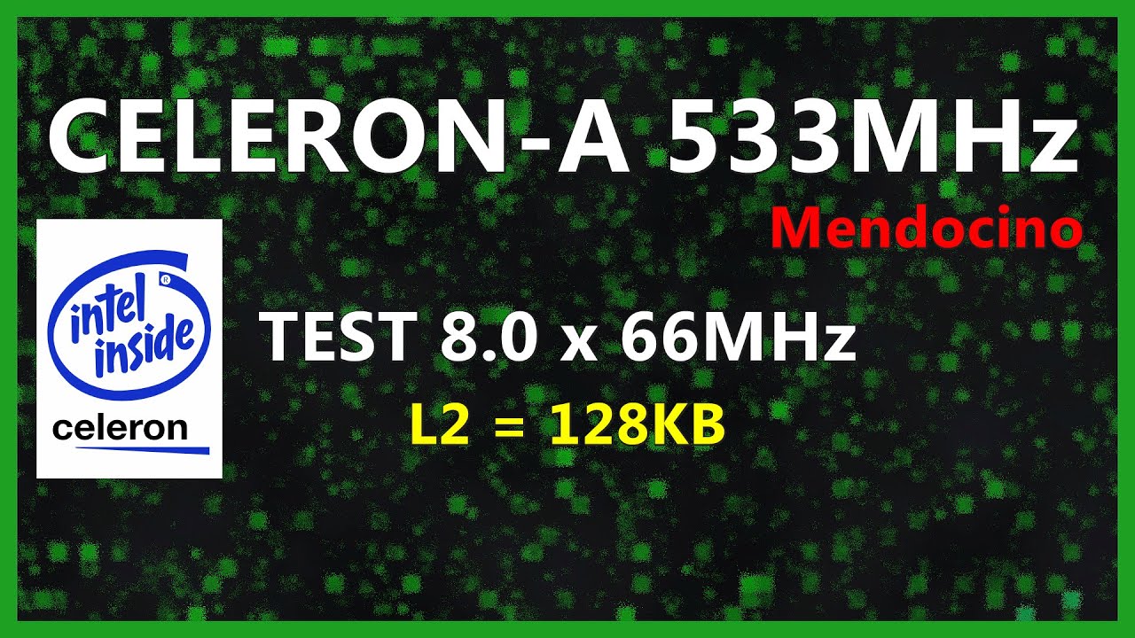 [slot1/s370] Zmagania Procesor&oacute;w: Intel Celeron-A 533/66 (Mendocino)
