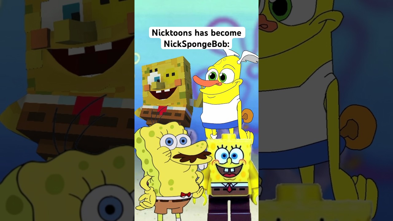 Nicktoons превратился в NickSpongeBob: #nickelodeon