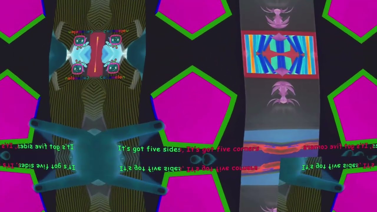 CoComelon Says: It’s Got Five Sides, Five Corners (Pentagon) | Funny Voice Pitch Effects Remix 🎤🔺