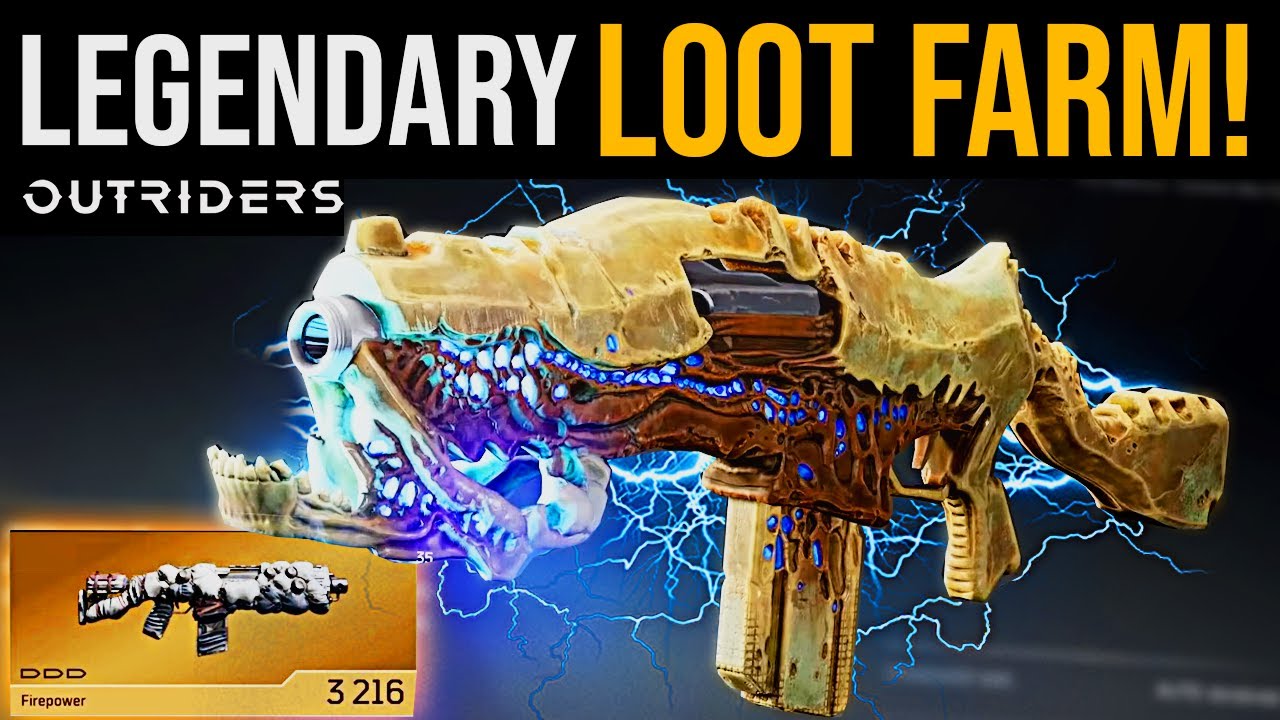 Outriders LEGENDARY LOOT FARM - How To Get EASY Legendaries In Outriders (Legendary Loot Cave)