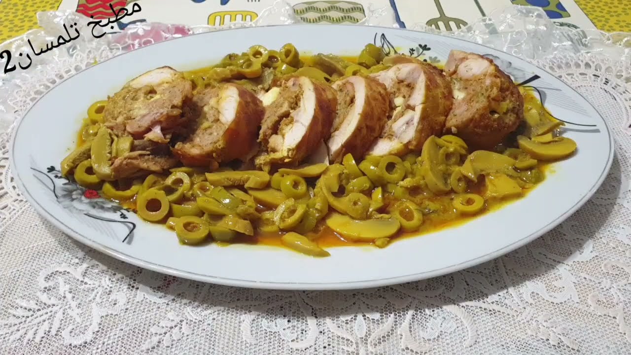 مطبخ تلمسان2: طبق رئيسي عائلي في رمضان و جميع مناسباتكم بننة فوور😋 فخد دجاج فارسي🍗مع صوص و لا ارووع👌